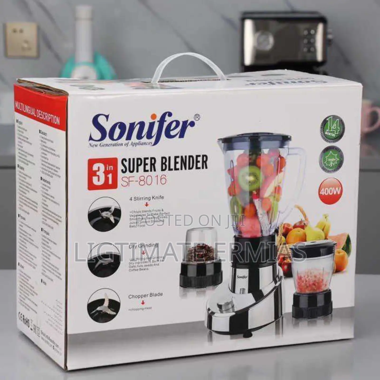 Sonifer 3 in 1 Pro Blender