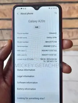 Samsung Galaxy A20s 32 GB Red