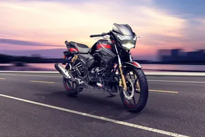 New TVS Apache 180 RTR 2024 White