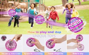 Flying Spinner Fidget Toy – Usb Rechargeable Drone Ball