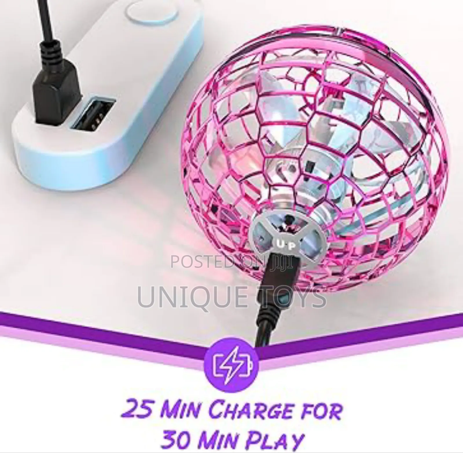 Flying Spinner Fidget Toy – Usb Rechargeable Drone Ball