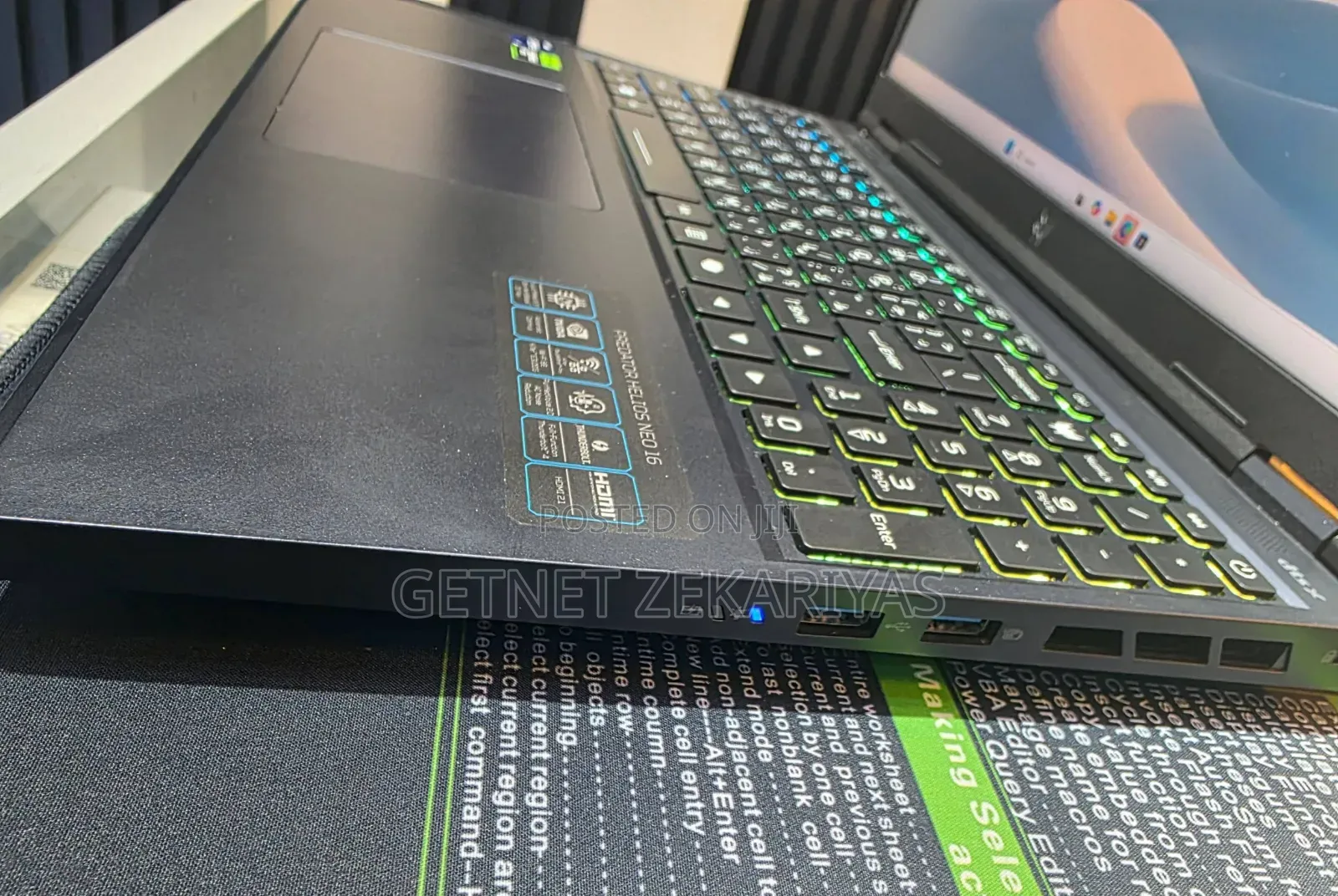 New Laptop Acer Predator Helios Neo 16 16GB Intel Core I9 SSD 1T