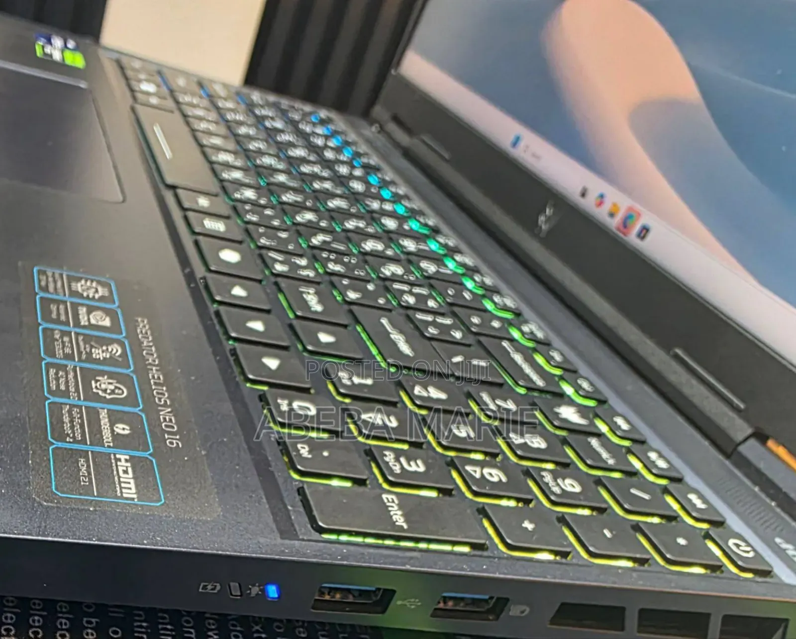 New Laptop Acer Predator Helios Neo 16 16GB Intel Core I9 SSD 1T