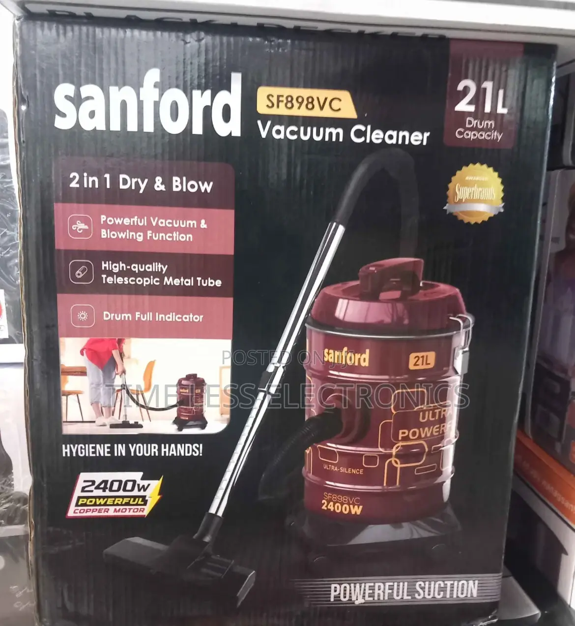  Sanford 2400w Vacuum Cleaner – Powerful Cleaning Made Easy!