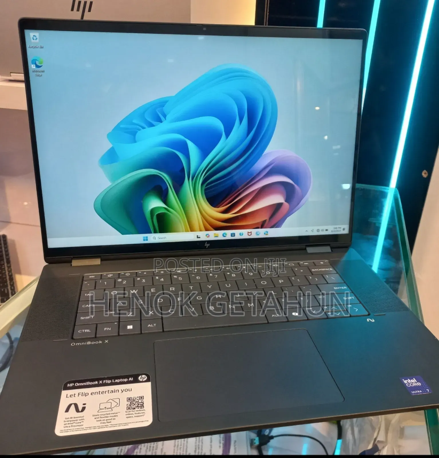 New Laptop HP OmniBook X Flip 16" 16GB Intel Core Ultra 7 SSD 1T