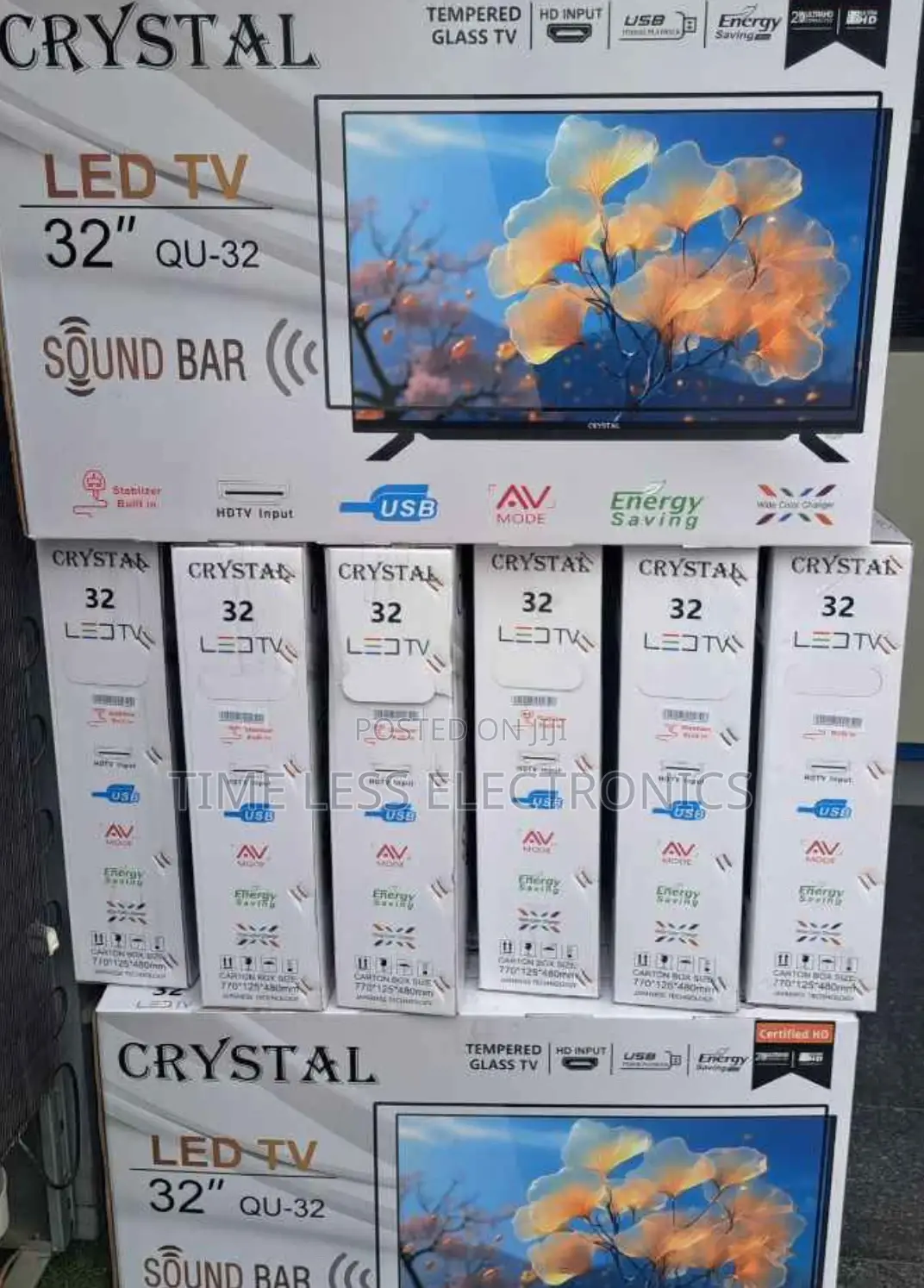 Crystal 32” Smart Tv – Compact Clear Viewing!