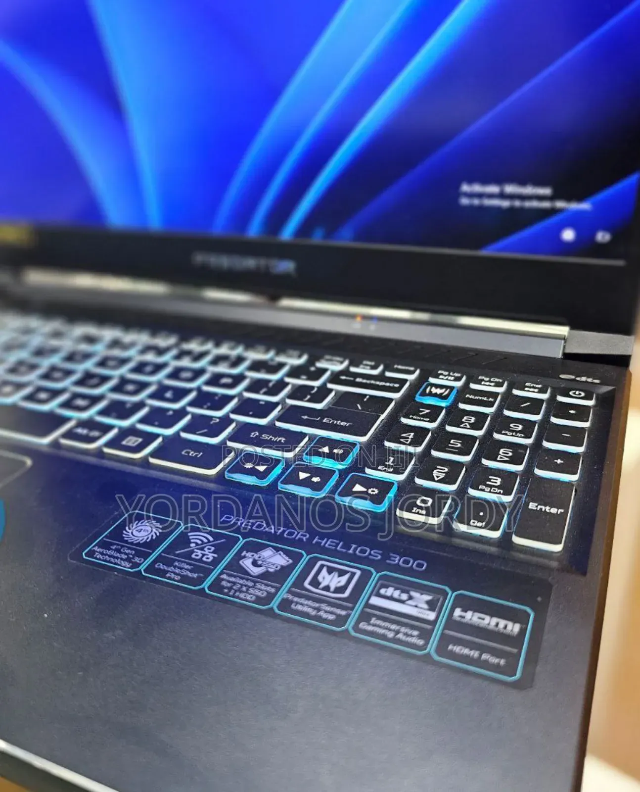 New Laptop Acer Predator Helios 300 16GB Intel Core I7 SSD 1T