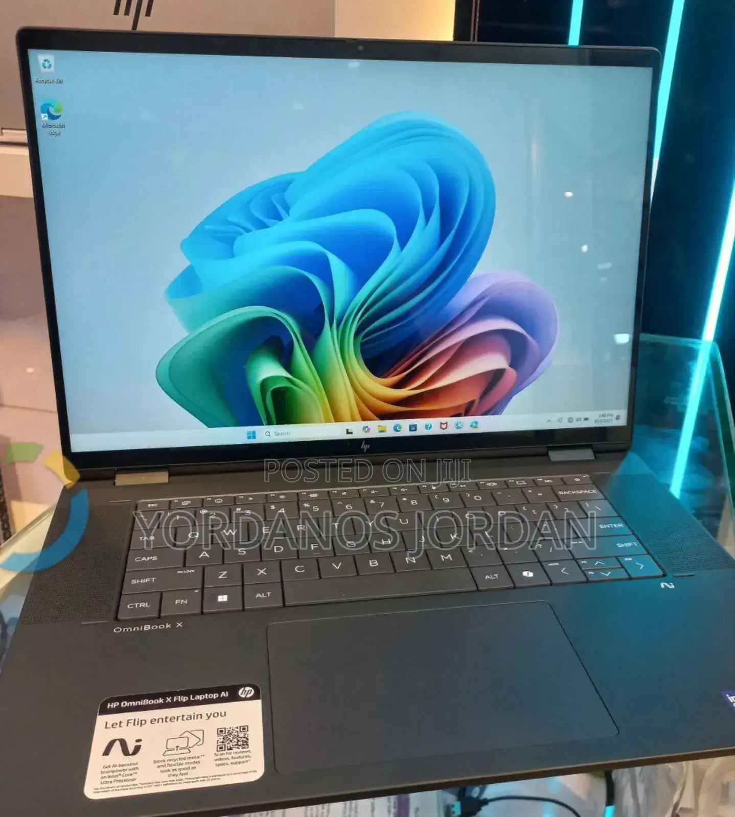 New Laptop HP OmniBook X Flip 16" 16GB Intel Core Ultra 7 SSD 1T