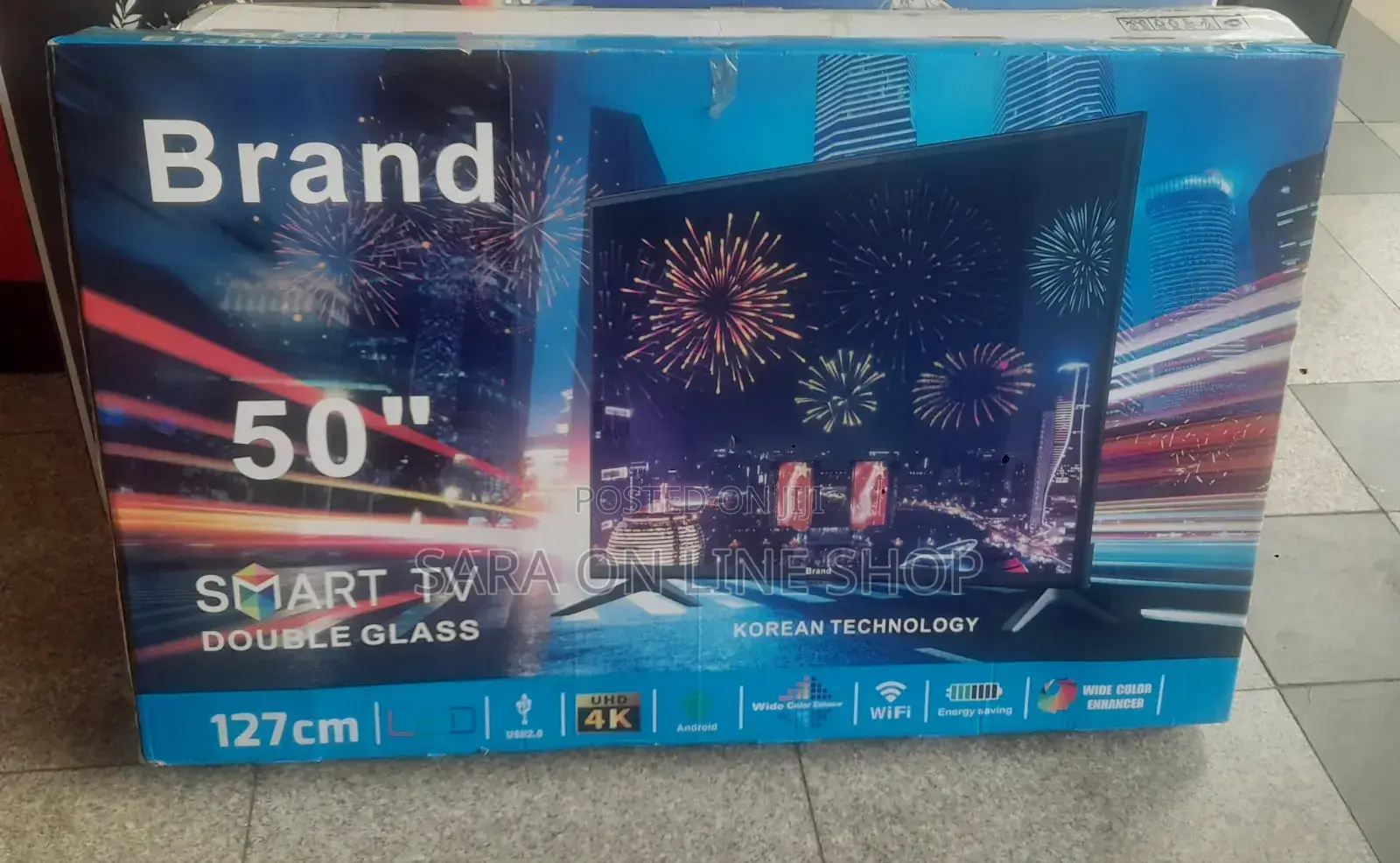 Brand 50" Smart Tv New 2026 Double Screen