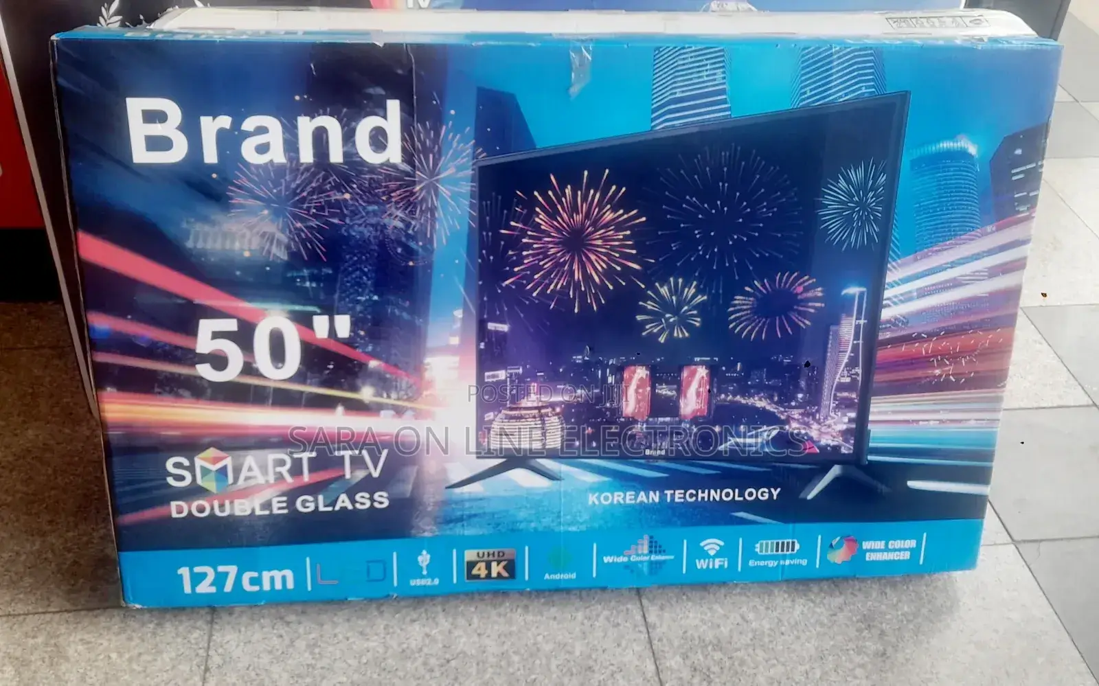 Brand 50" Smart Tv New 2026 Double Screen