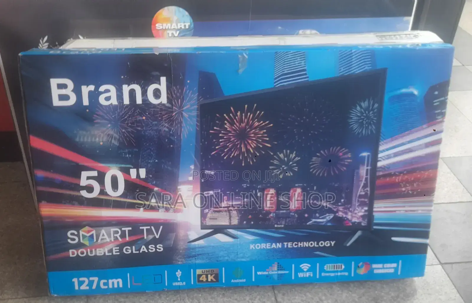 Brand 50" Smart Tv New 2026 Double Screen