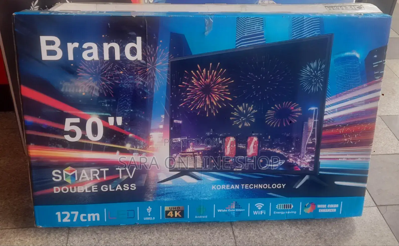 Brand 50" Smart Tv New 2026 Double Screen