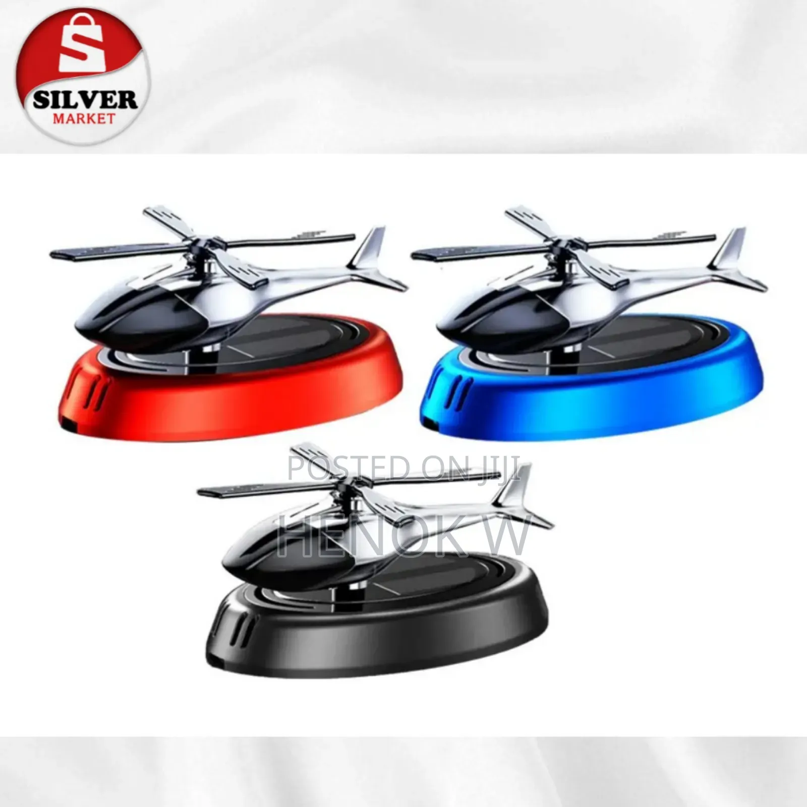 Solar Helicopter Car Air Freshener