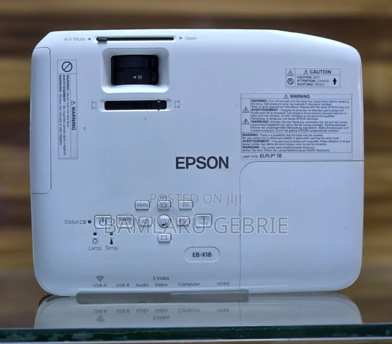 Epson Projector
Model Name: Eb-X18
With Bag