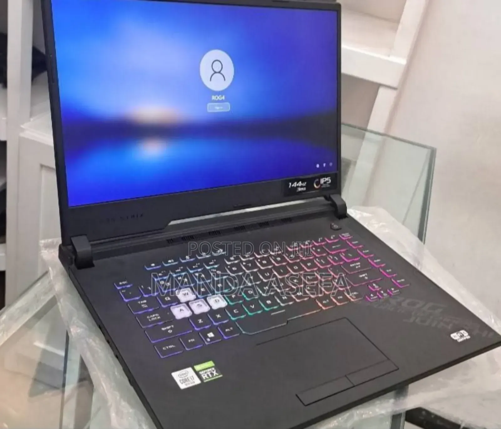 New Laptop Asus ROG Strix G15 16GB Intel Core I7 SSD 512GB