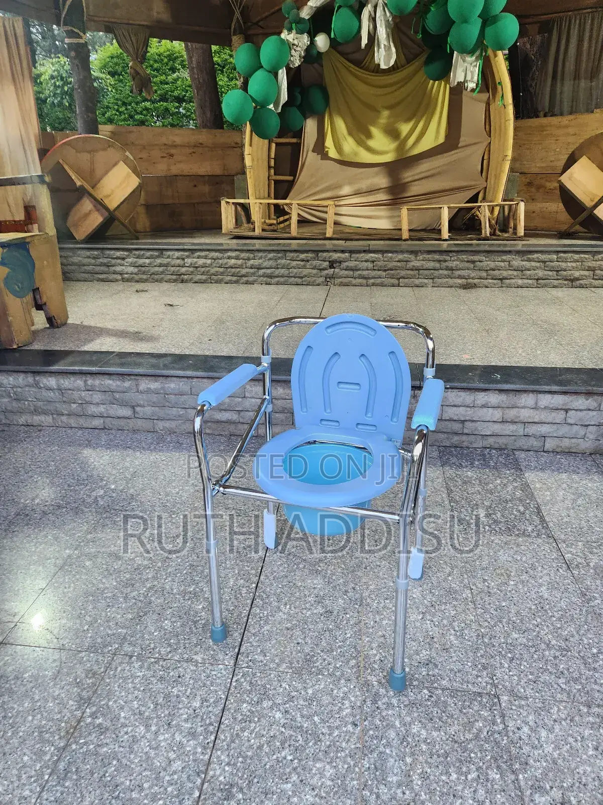 Toilet Chair胺我commode Chair較為basic Almunium Commode Chair朱諾poty Chair