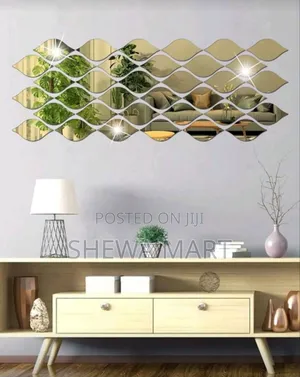 Reflective Acrylic Water Drop Shaped Mirror Stickers, Self-Designed 3d