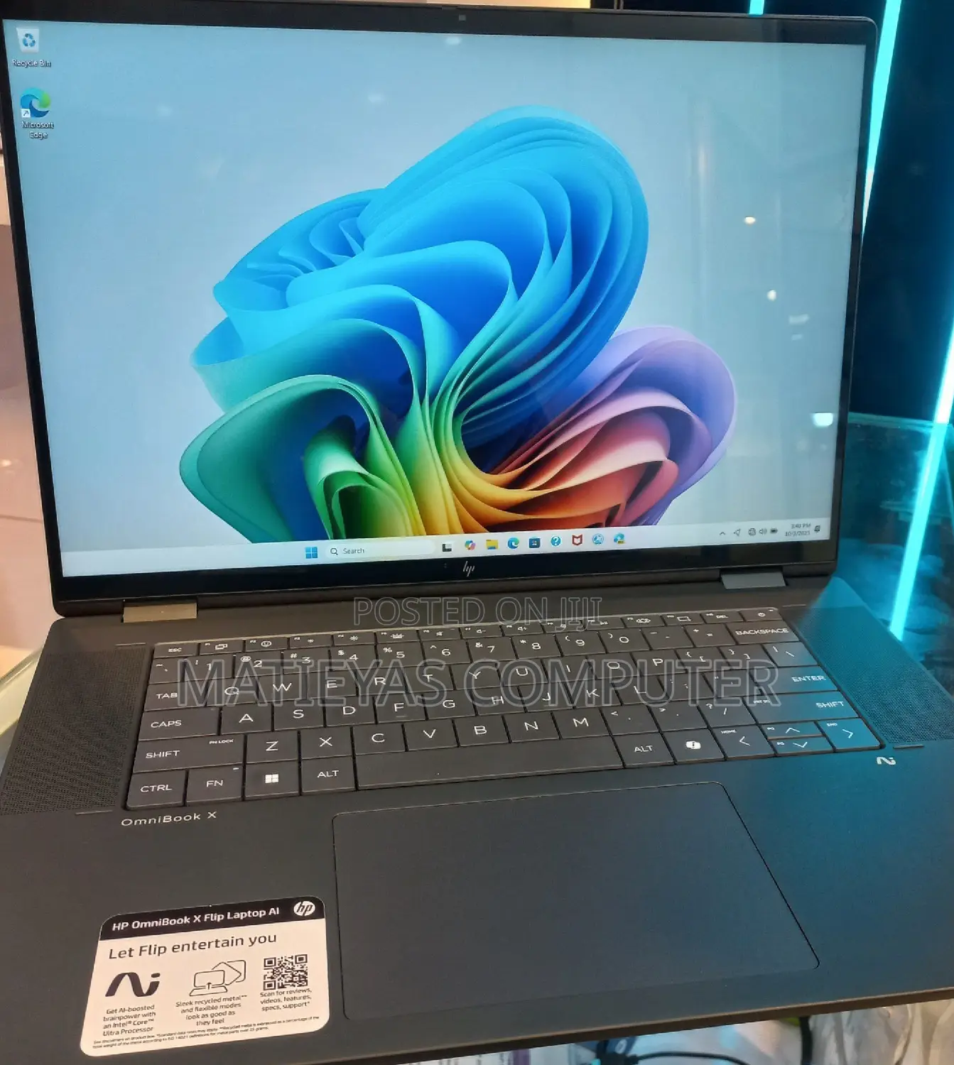 New Laptop HP OmniBook Ultra Flip 16" 16GB Intel Core Ultra 7 SSD 1T