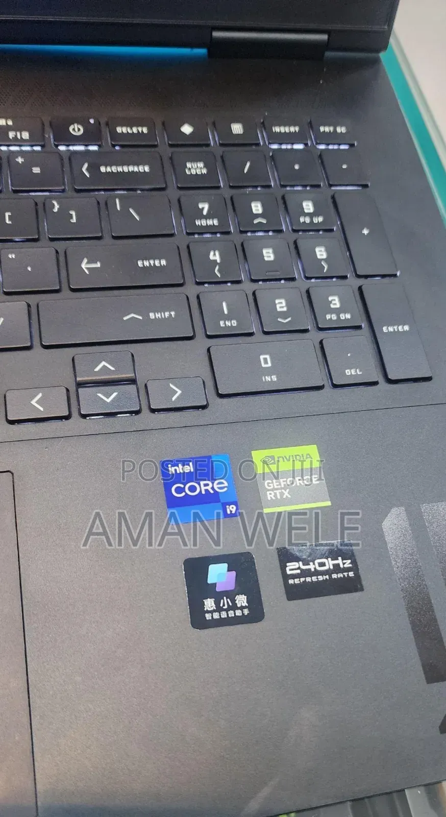 New Laptop HP Omen 15 16GB Intel Core I9 SSD 1T