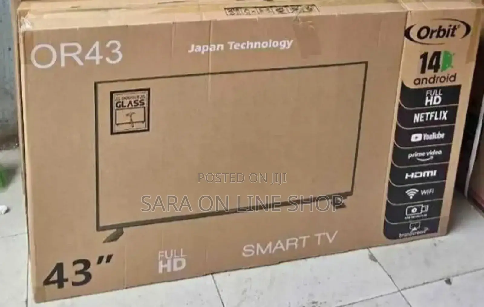 Orbit 43" Smart Android 14.0 New 2025