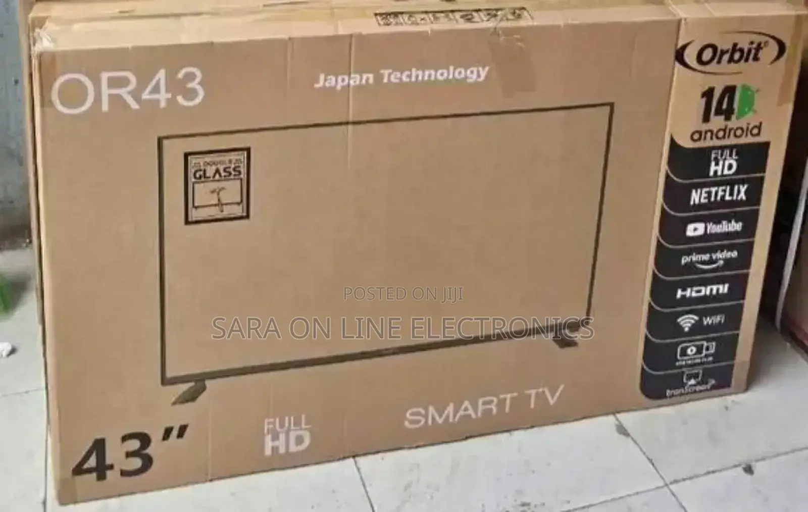 Orbit 43" Smart Android 14.0 New 2025