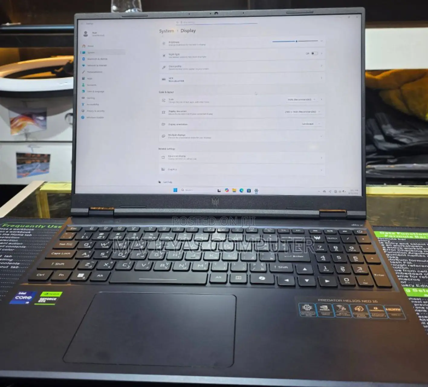 New Laptop Acer Predator Helios Neo 16 16GB Intel Core I9 SSD 1T