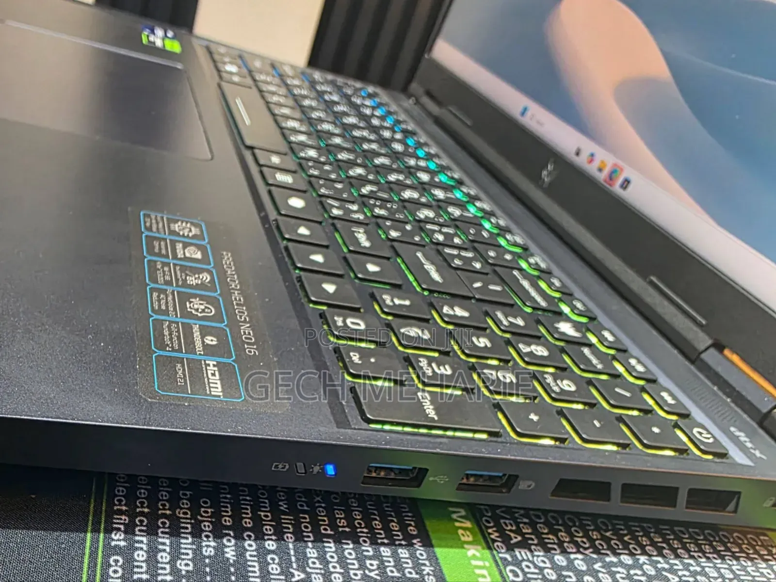 New Laptop Acer Predator Helios Neo 16 16GB Intel Core I9 SSD 1T