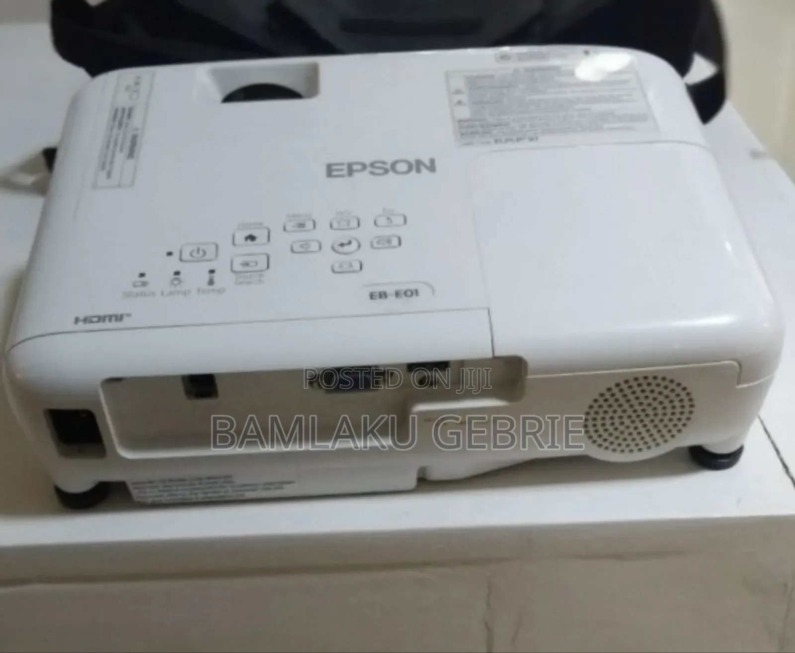 Epson Projector 
Model Name: Eb-E01