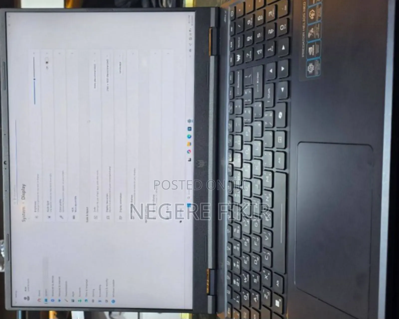 New Laptop Acer Predator Helios Neo 16 16GB Intel Core I9 SSD 1T