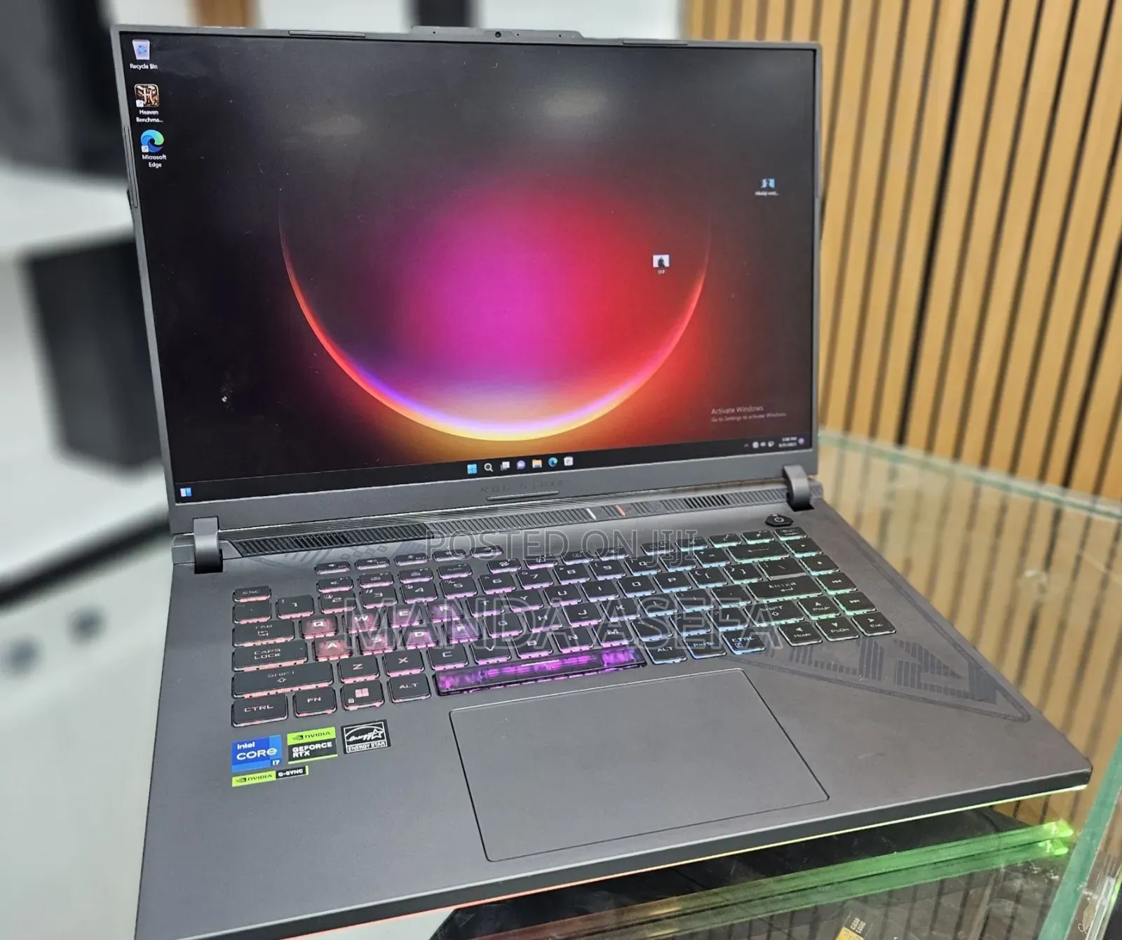 New Laptop Asus ROG Strix G16 G614 16GB Intel Core I7 SSD 1T