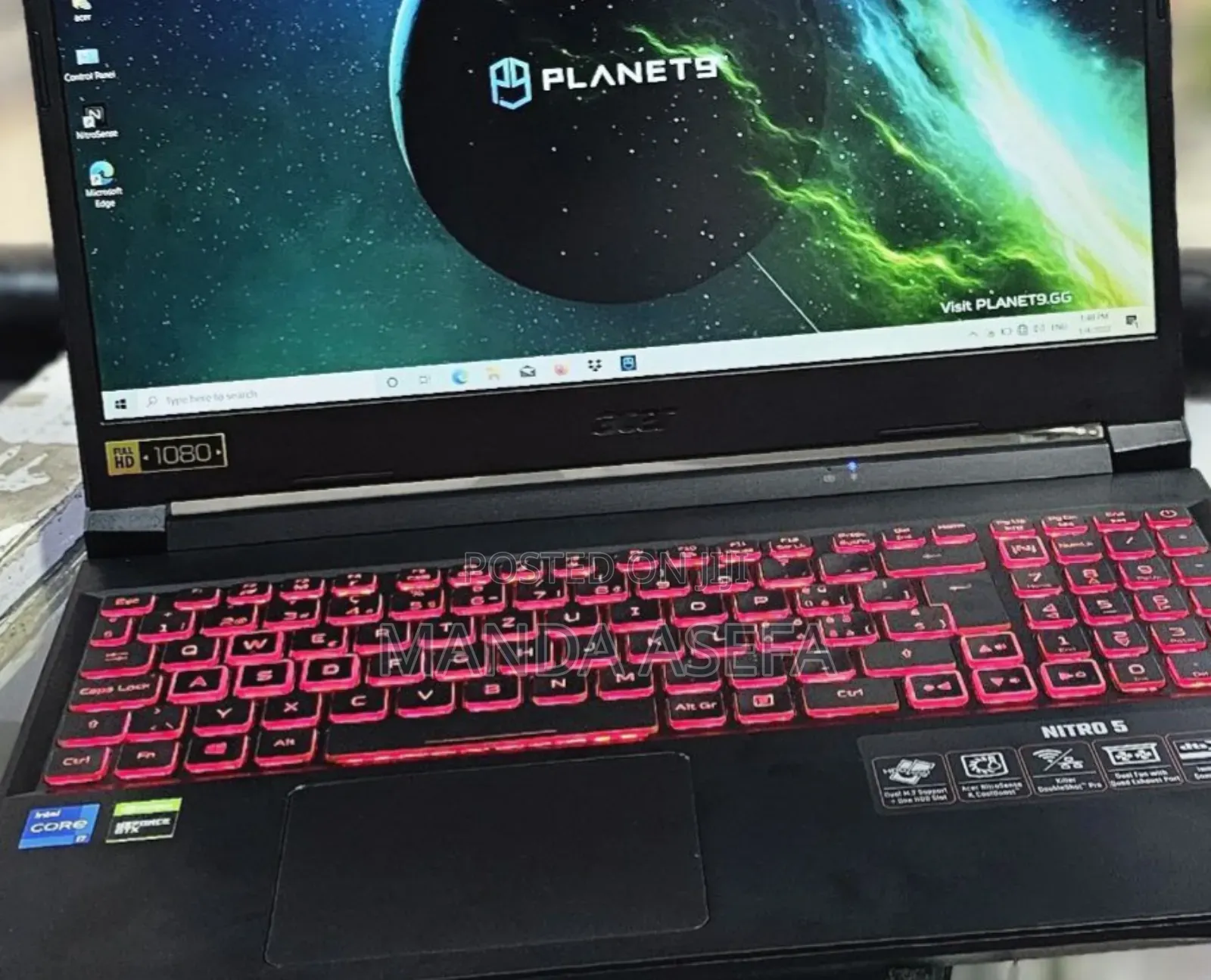 New Laptop Acer Nitro 5 16GB Intel Core I7 SSD 512GB