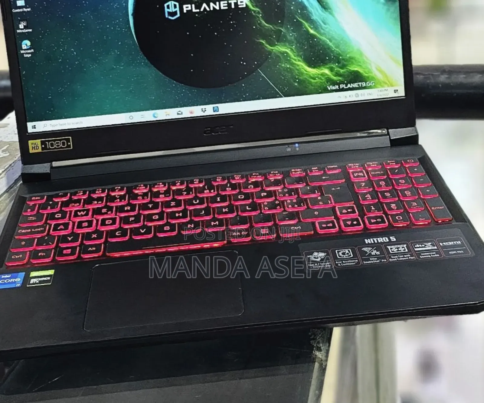 New Laptop Acer Nitro 5 16GB Intel Core I7 SSD 512GB