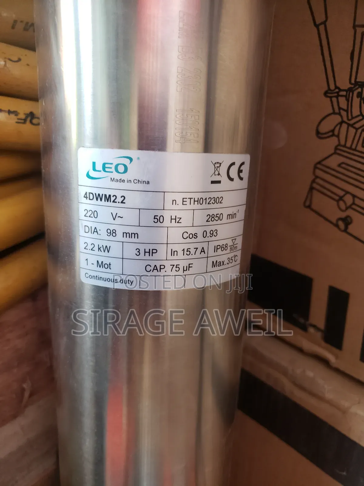 Leo Porhol Pump 1hp 1.5hp 2hp 3hp