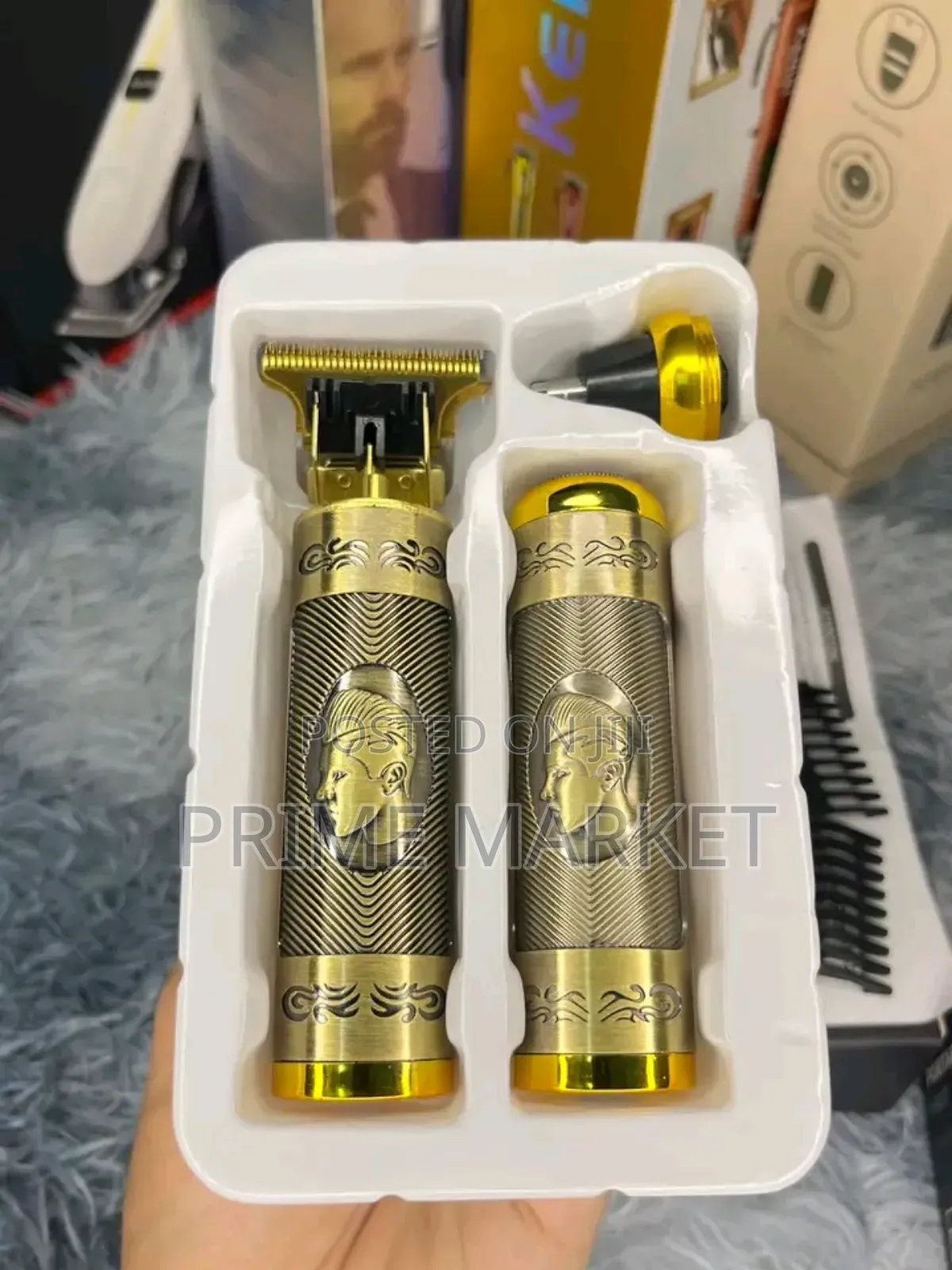 [3-in-1] Grooming Set for Head Hair, Beard Nose /Ear Hair Trimmer