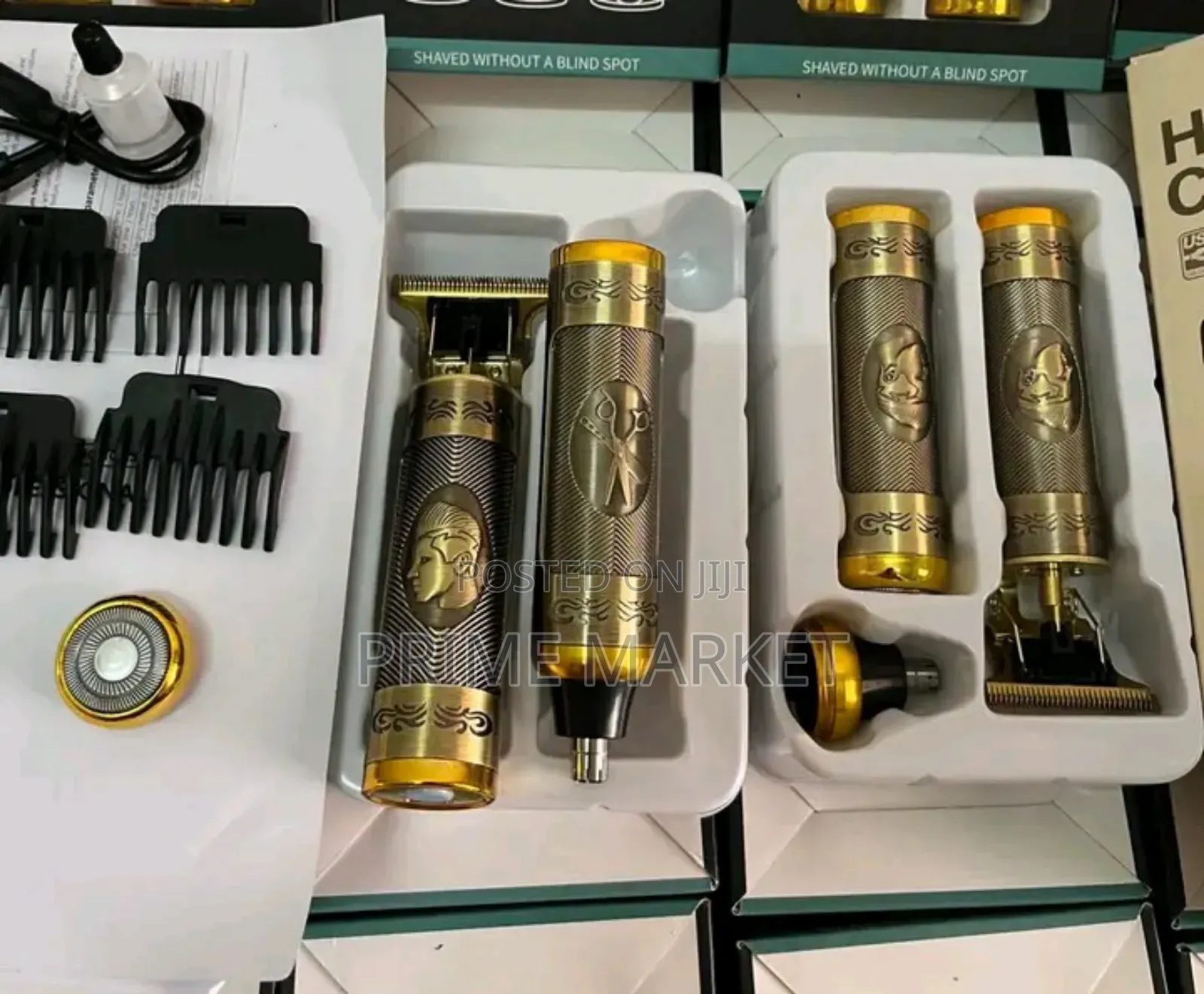 [3-in-1] Grooming Set for Head Hair, Beard Nose /Ear Hair Trimmer