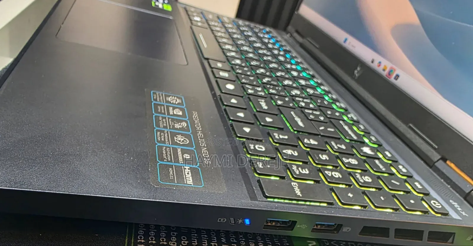 New Laptop Acer Predator Helios 300 16GB Intel Core I9 SSD 1T