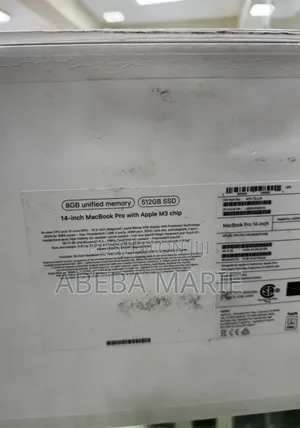 New Laptop Apple MacBook Pro 2023 M3 14-Inch 8GB Apple M3 Pro SSD 512GB