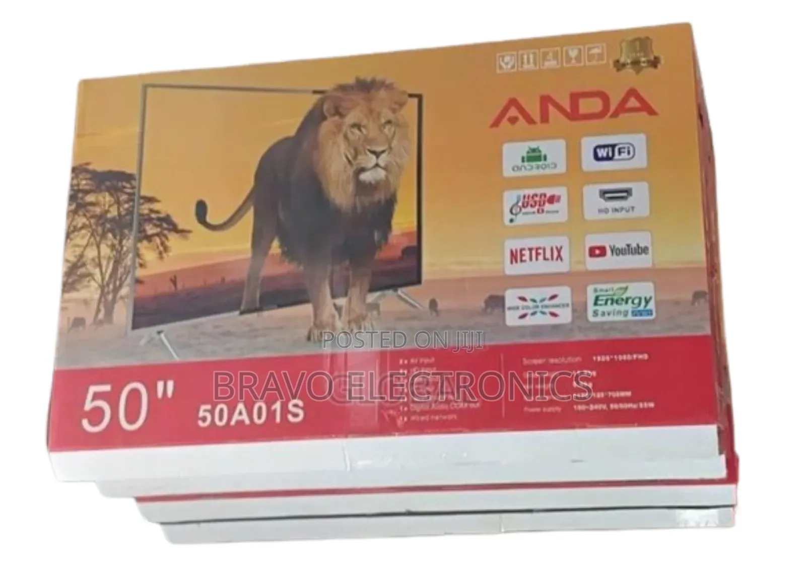  Anda 50" Uhd Smart Tv – 2025 New Model! 