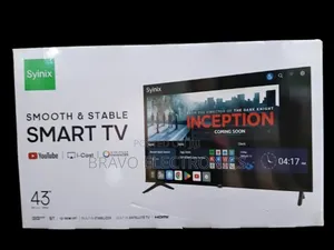 Syinix 43" Frameless Smart Tv – Ultra-Slim 2025 Design!