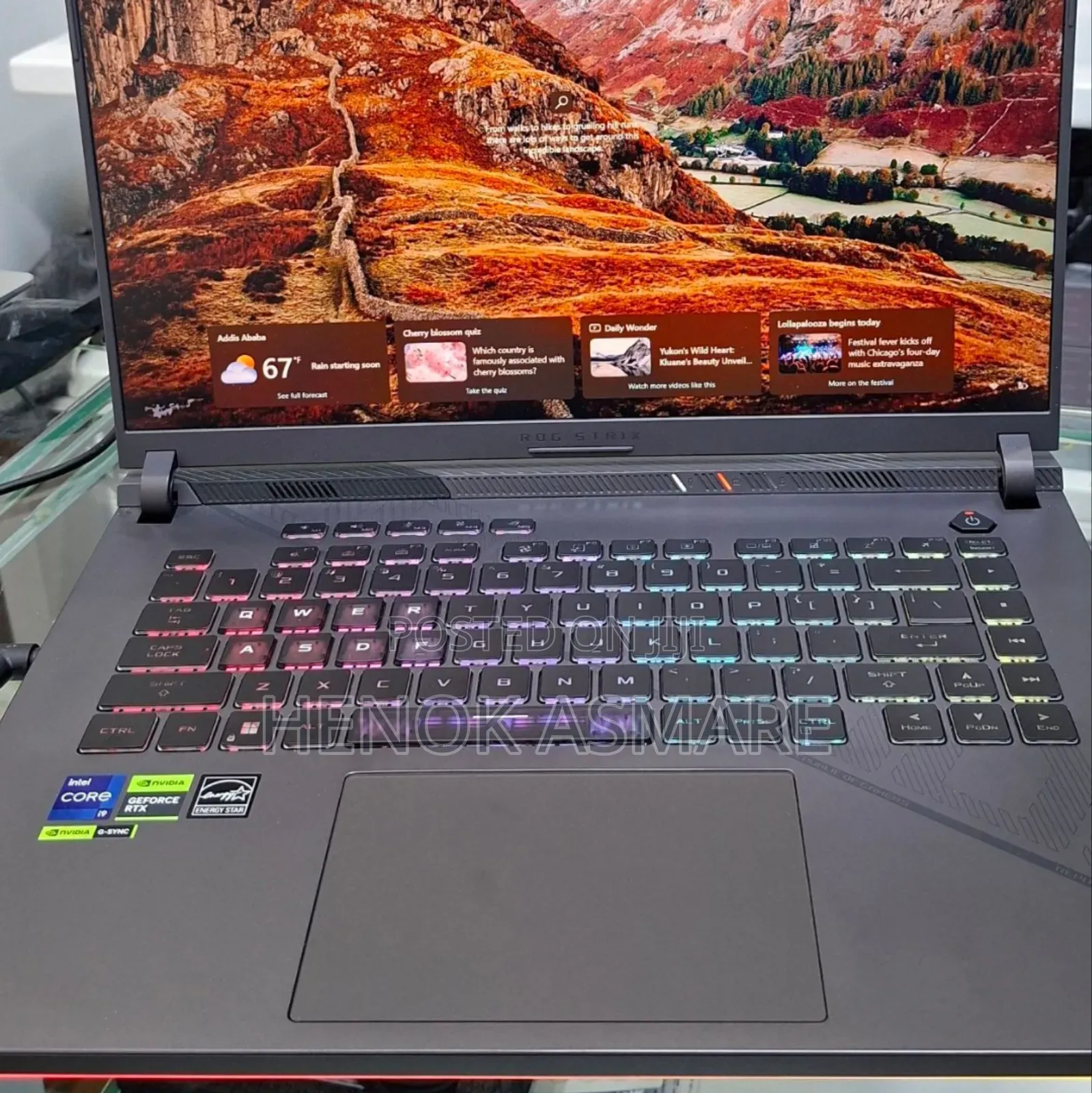 New Laptop Asus ROG Strix G15 32GB Intel Core I9 SSD 1T