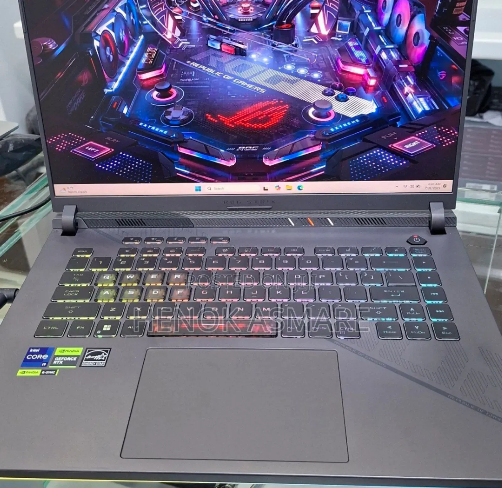 New Laptop Asus ROG Strix G15 32GB Intel Core I9 SSD 1T