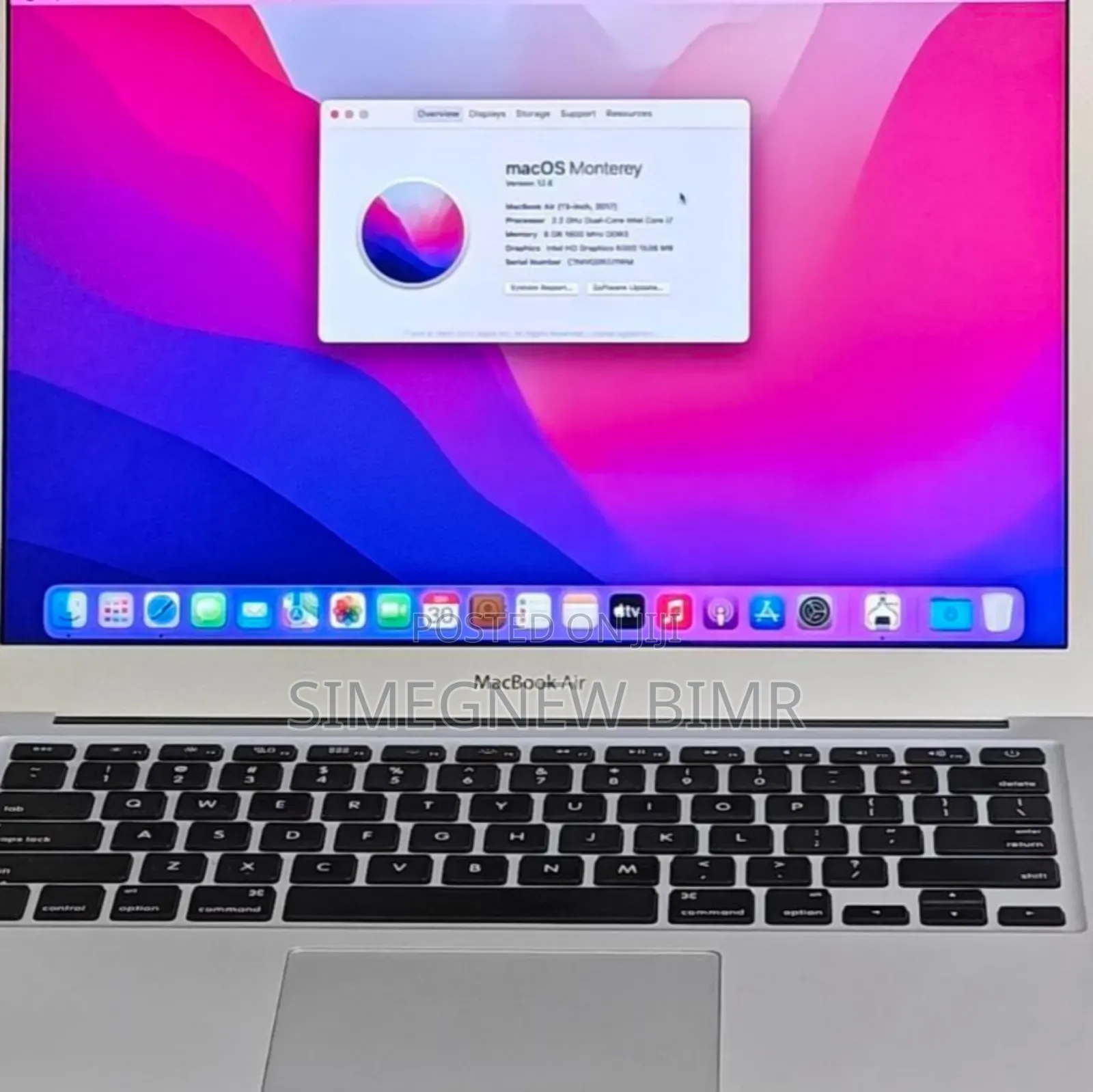 New Laptop Apple MacBook Pro 2017 8GB Intel Core I5 SSD 256GB