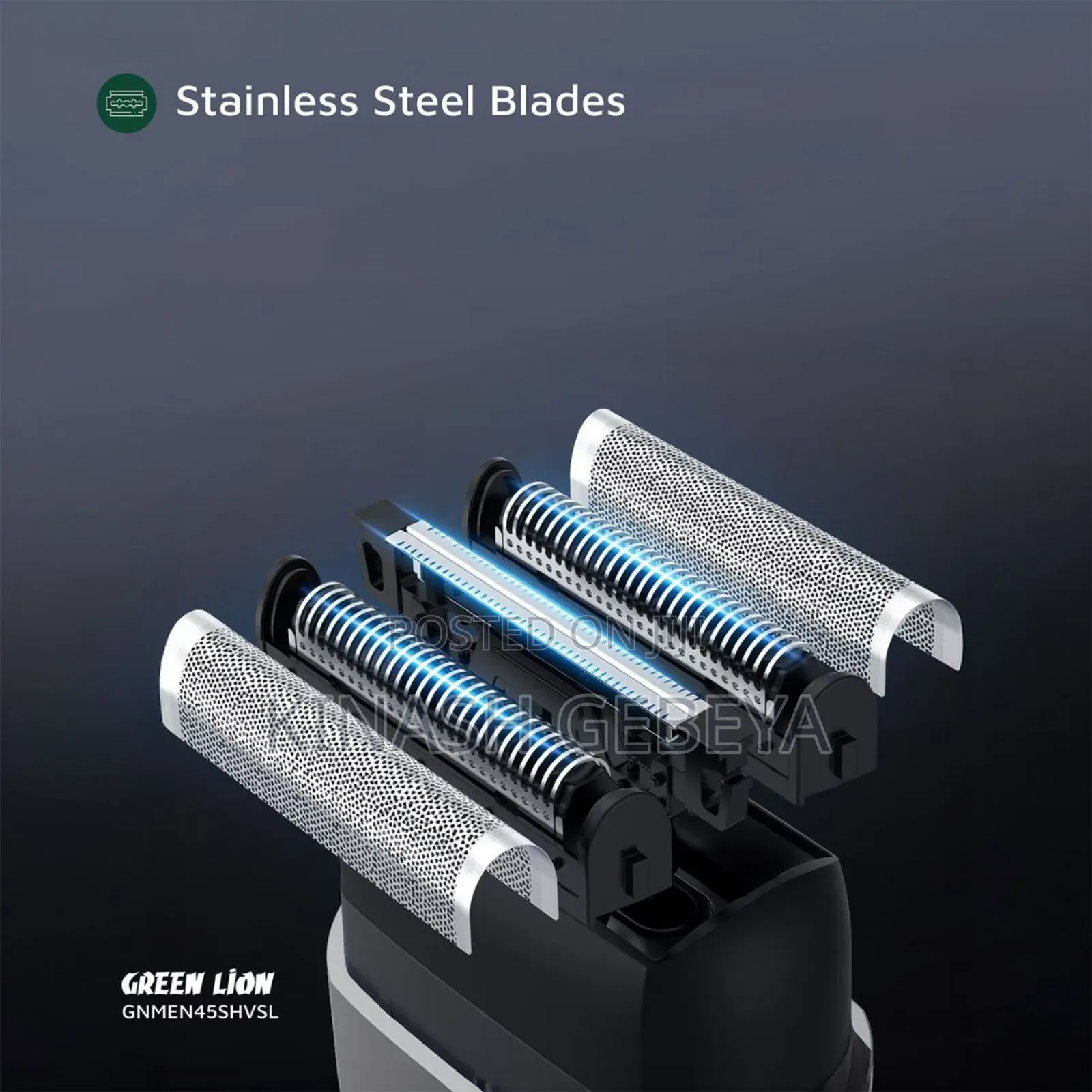 Green Lion Stainless Steel Blade Mens Shaver(Wet and Dry Use)