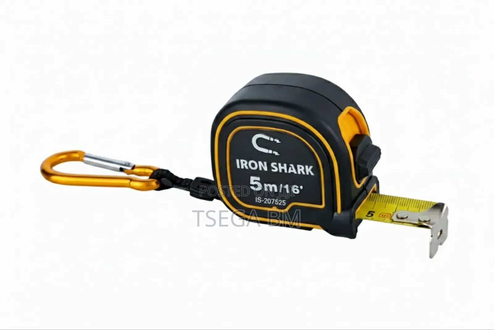 Iron Shark 5m/16' Magnetic Tip Measuring Tape