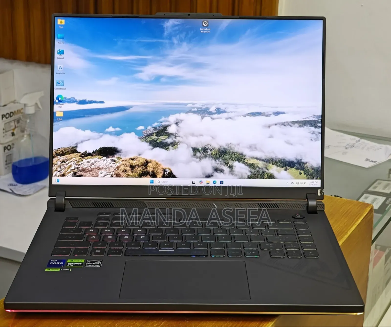 New Laptop Asus ROG Strix G16 G614 16GB Intel Core I9 SSD 1T