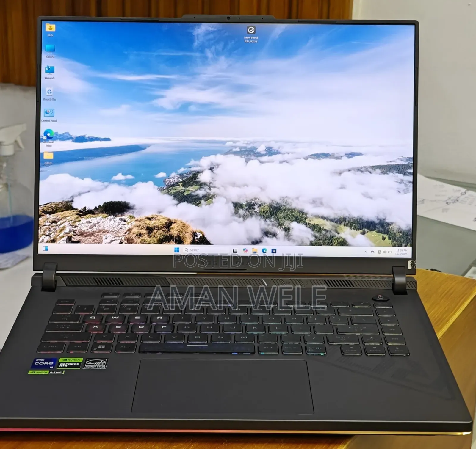 New Laptop Asus ROG Strix G15 16GB Intel Core I9 SSD 1T