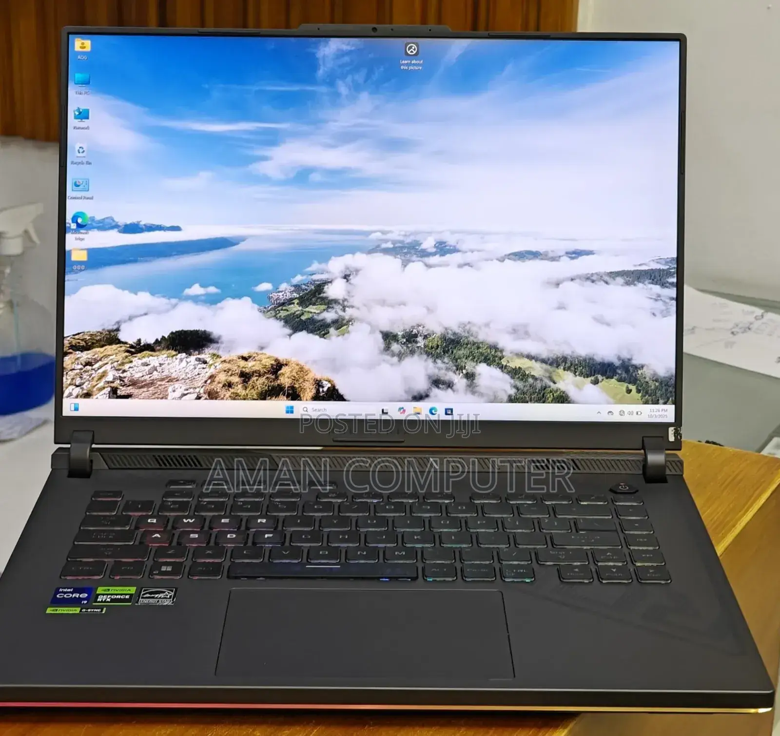 New Laptop Asus ROG Strix G15 16GB Intel Core I9 SSD 1T