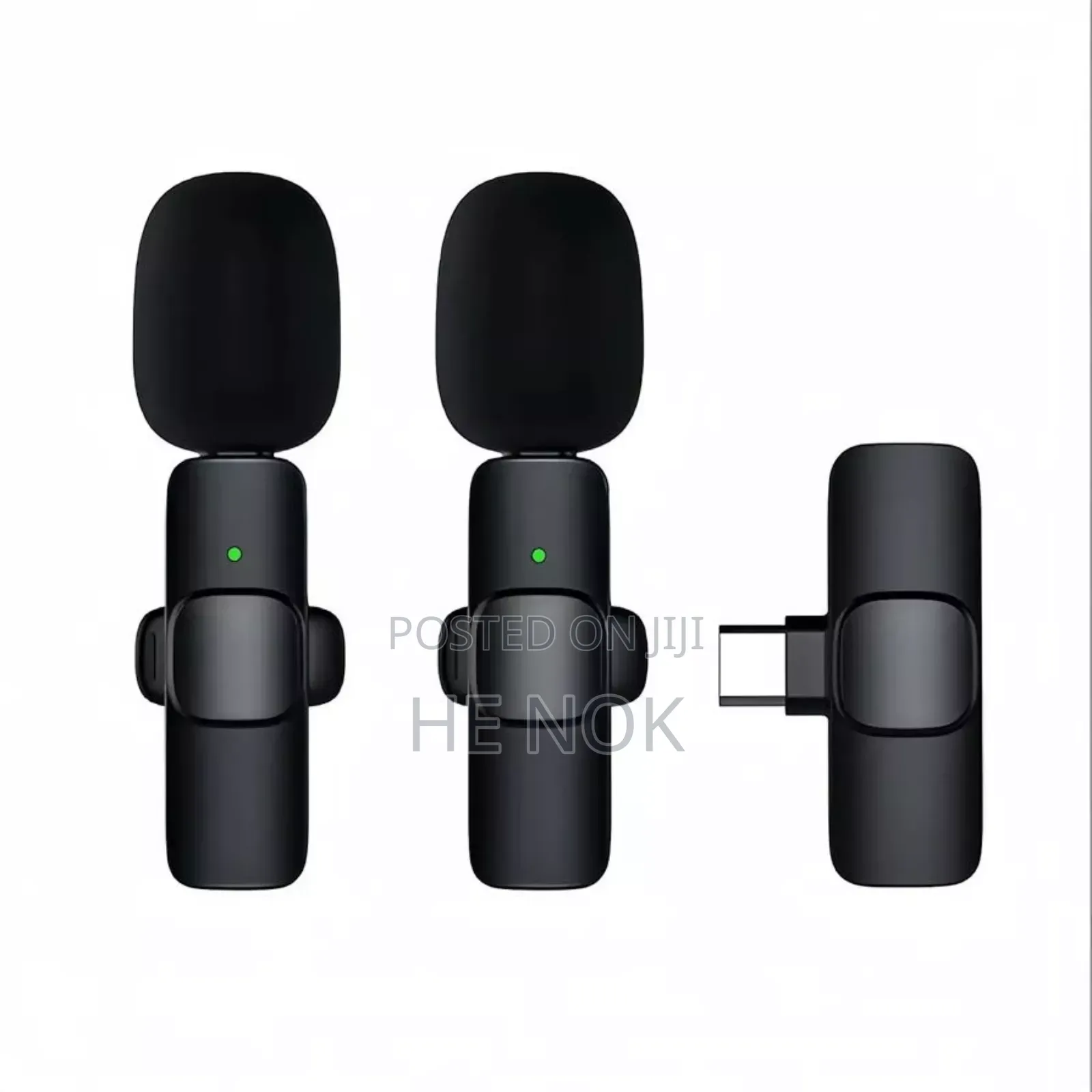  Professional Wireless Lavalier Lapel Microphone Dual Microphone