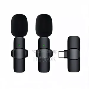 Photo -  Professional Wireless Lavalier Lapel Microphone Dual Microphone