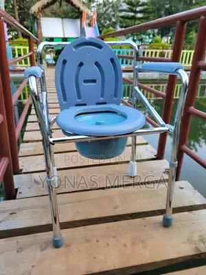 Photo - Commode Chair耽尺toilet Chair%Easier Less Effort Than a Standard Toilet.